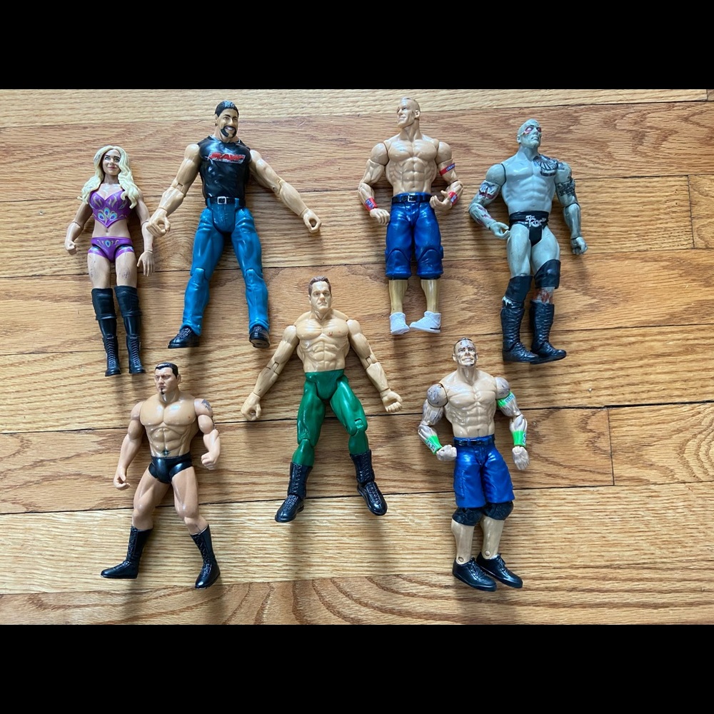 WWE action figure lot